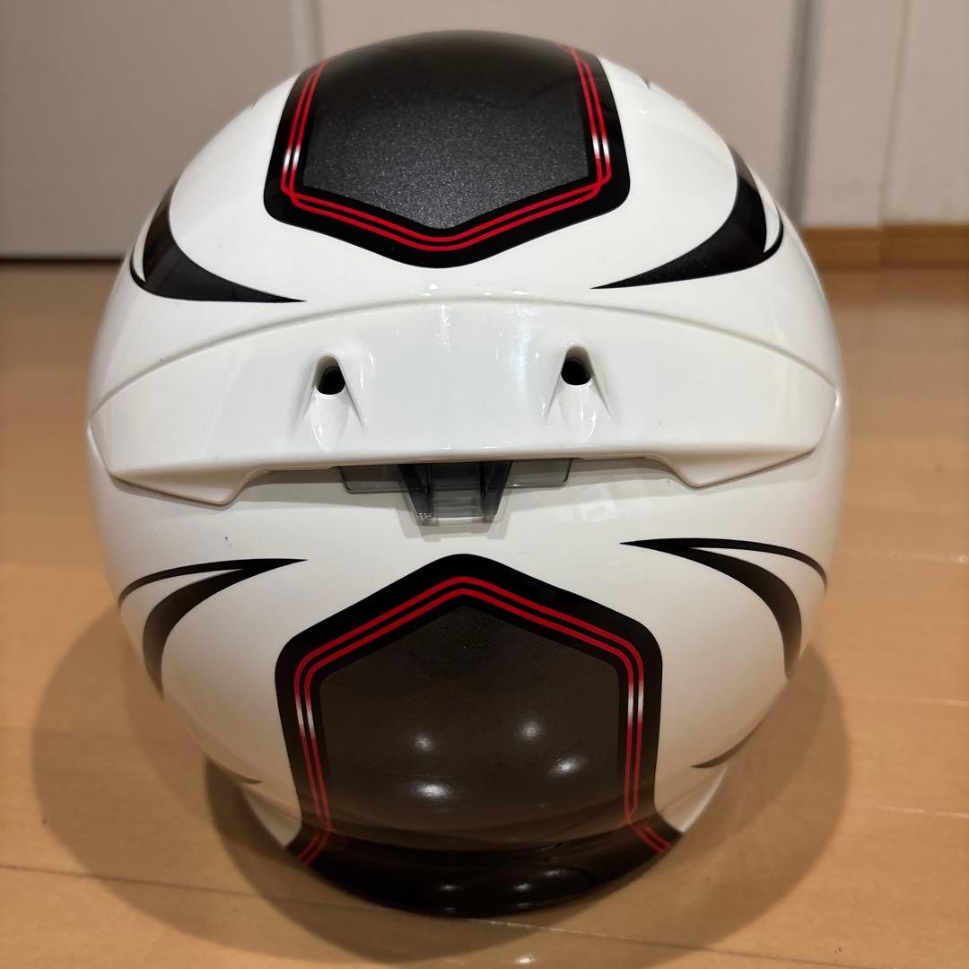 SHOEI フルフェイスヘルメット ホワイト/ブラック/レッド　サイズＭ