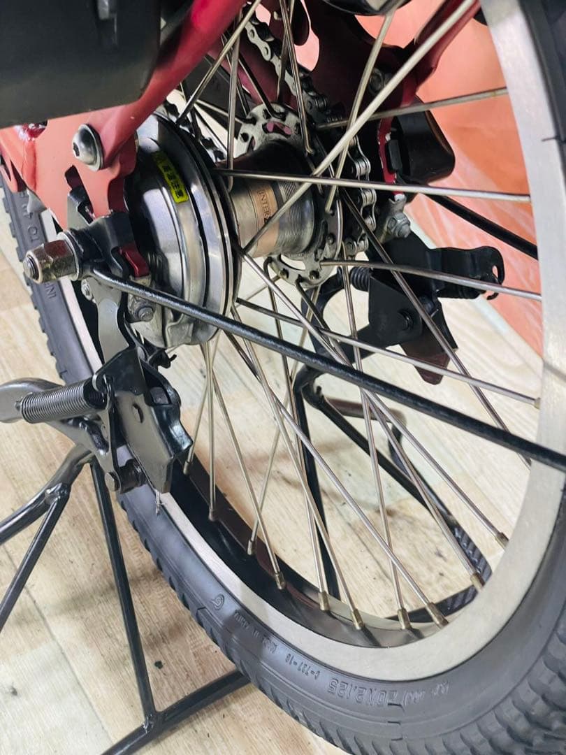 もも　ビッケ16AH⭐️ブリヂストン子供乗せ電動自転Y2887