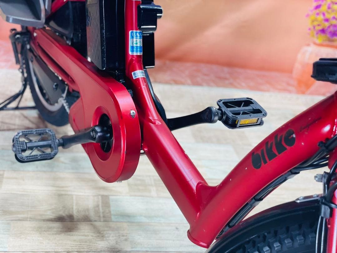 もも　ビッケ16AH⭐️ブリヂストン子供乗せ電動自転Y2887