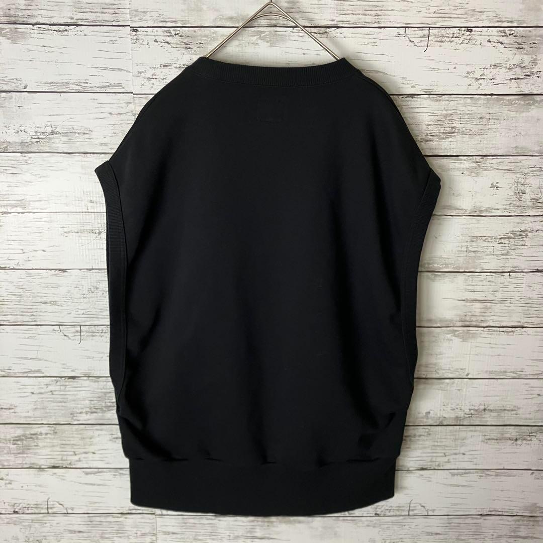 ラッキー35e ニードルス パピヨン ワッペンロゴ ノースリーブスウェット