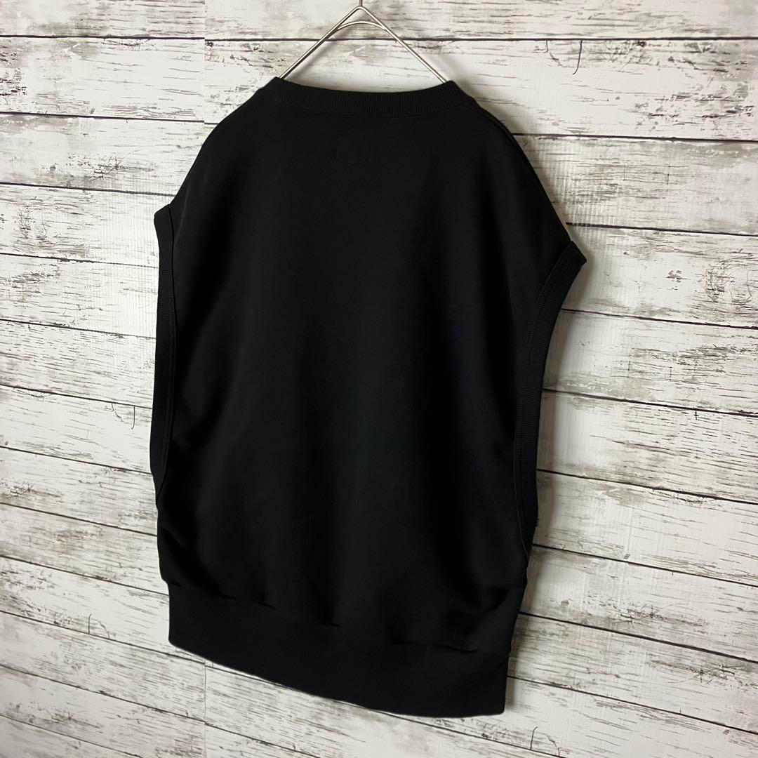 ラッキー35e ニードルス パピヨン ワッペンロゴ ノースリーブスウェット