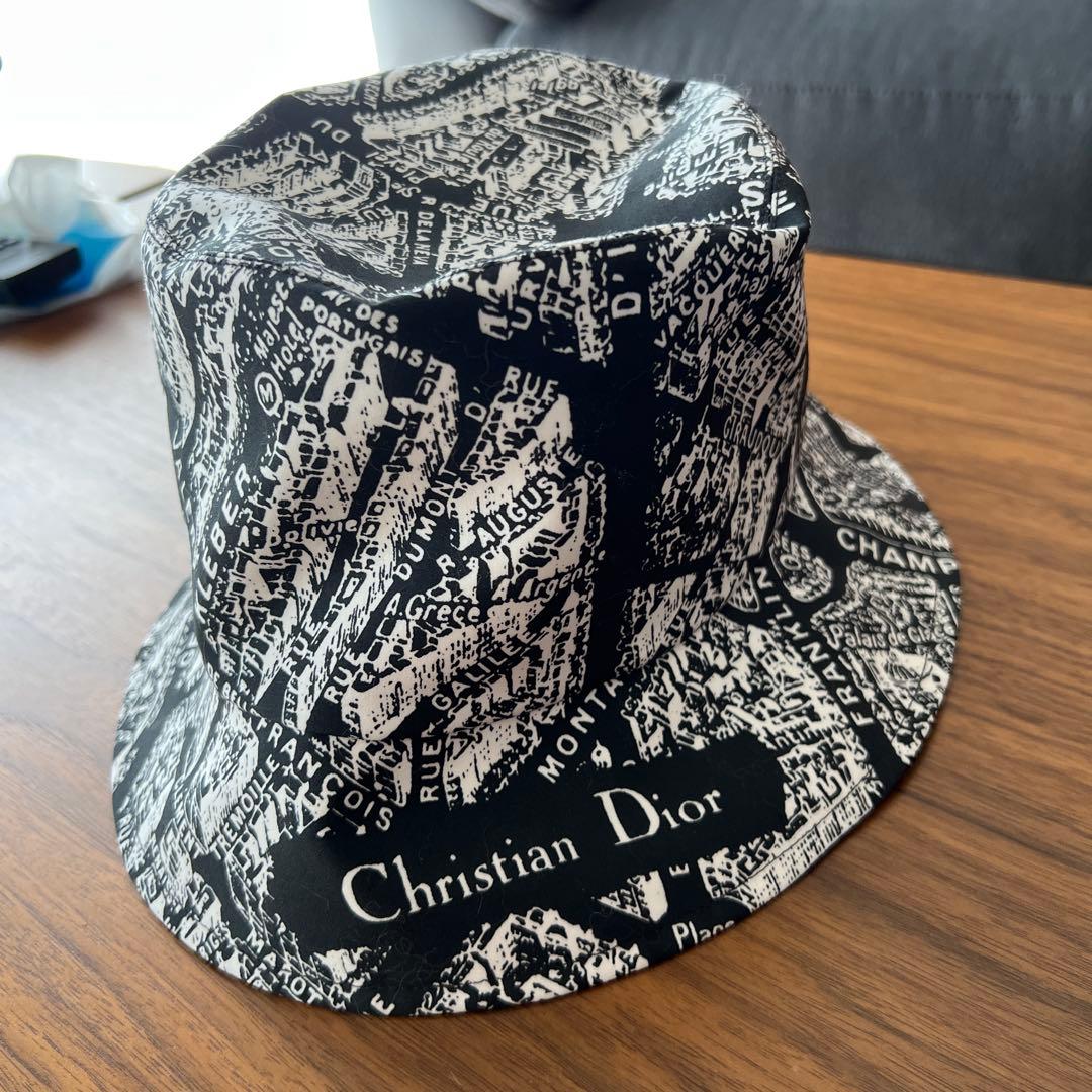 Christian Dior 地図柄 バケットハット