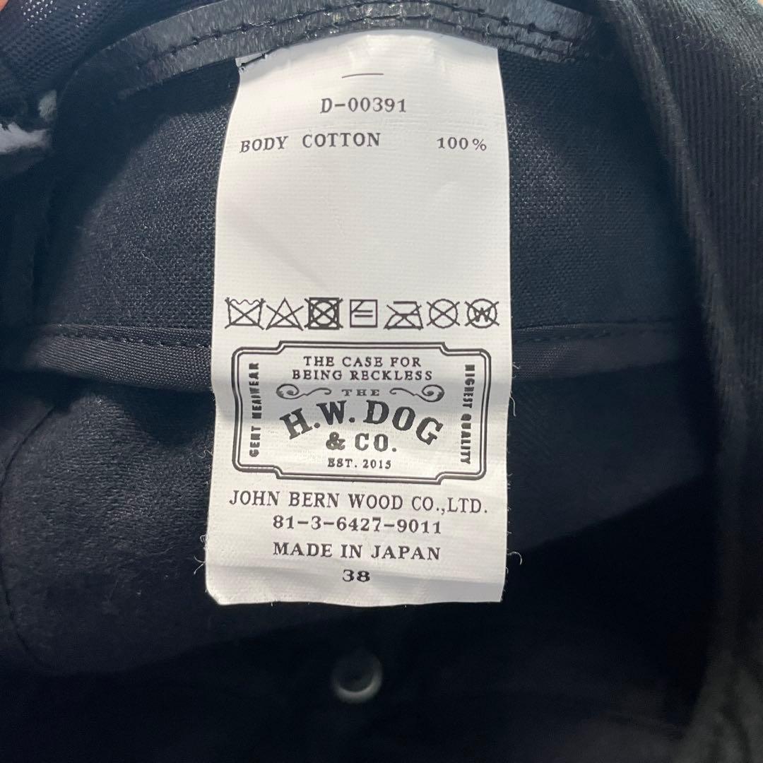 帽子 THE H.W. DOG & CO. NPBC 30S 38 BLACK