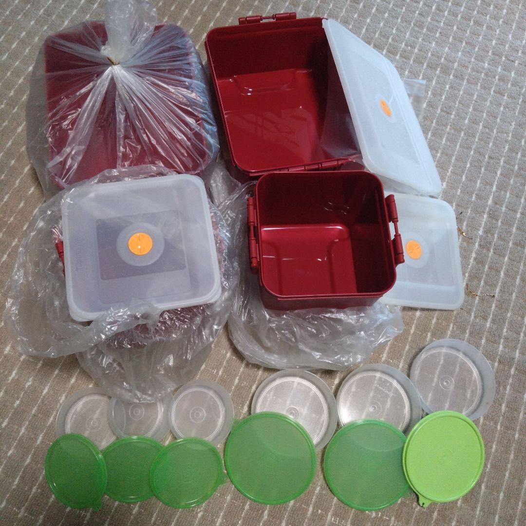 タッパーウェア　mayu　ハンドルコンテナ✕3