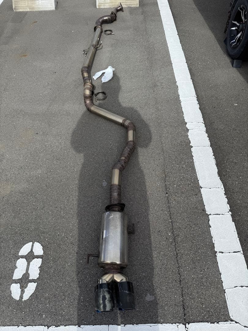 コルト　バージョンR Z27AG ワンオフ フルストレートマフラー