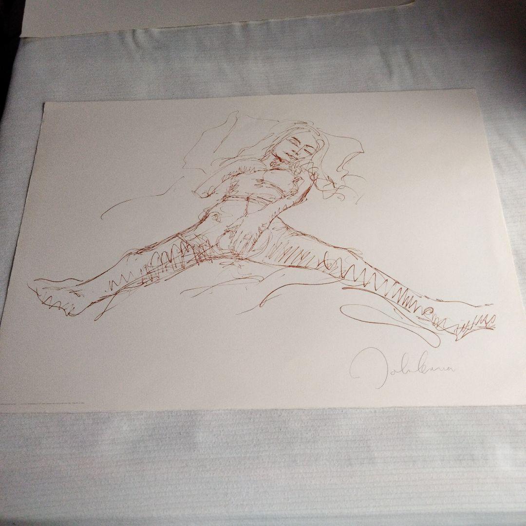 ジョン・レノンバックワンエキシビション1983のプロモーション用ポスター他