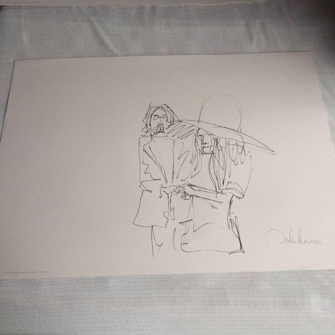 ジョン・レノンバックワンエキシビション1983のプロモーション用ポスター他