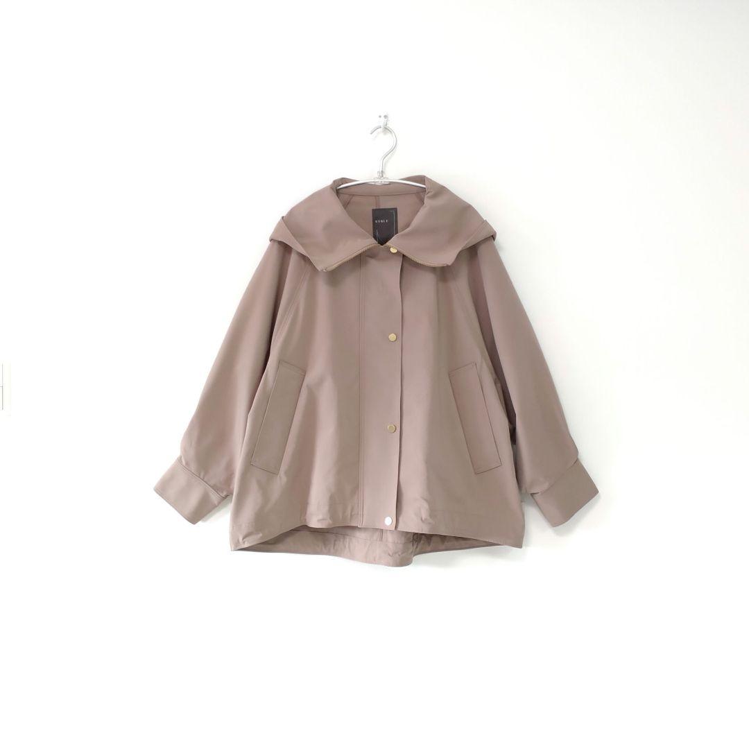 美品！Noble ハイツイストダブルクロスフーディブルゾン