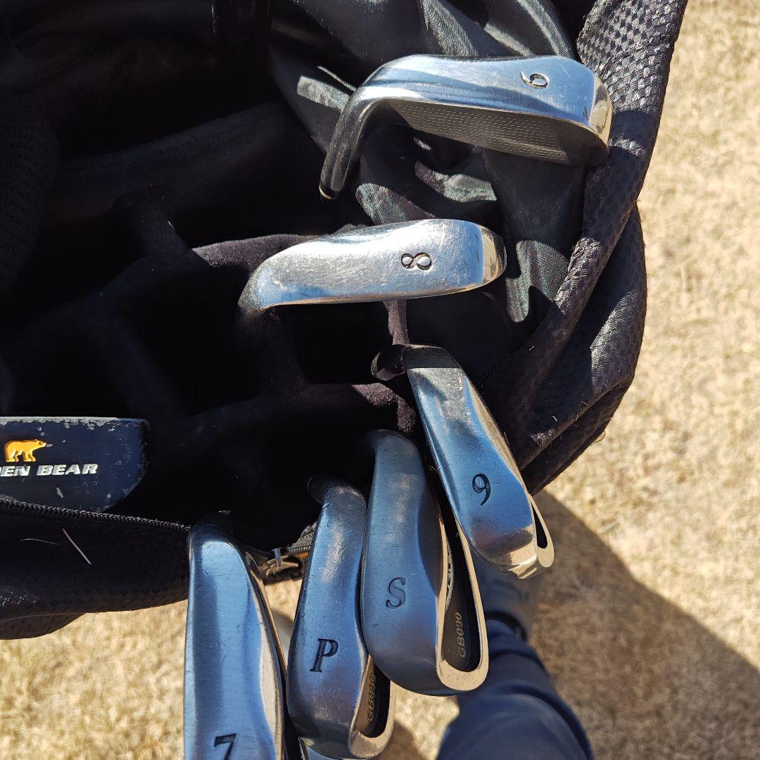 レア　GOLDEN BEAR ゴルフバッグ クラブセット　フレックスＲ
