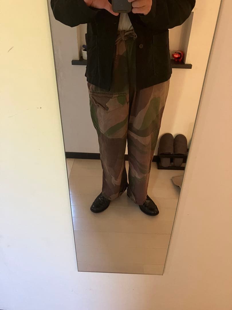 サイズ1 イギリス軍　SAS ブラッシュストロークカモパンツ