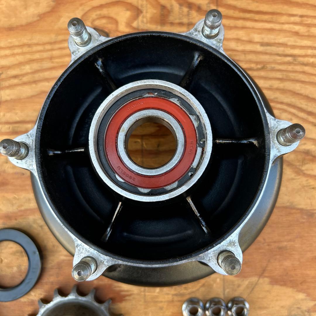 ZZR1100C スプロケット/ハブ/ダンパー/アクスルシャフト