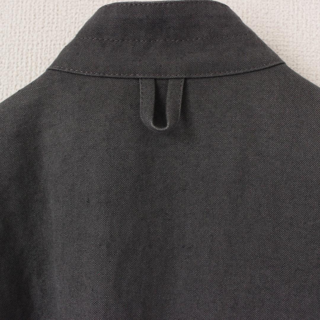 Bonjour biqui Bonjour リネンロングコート グレー Fサイズ