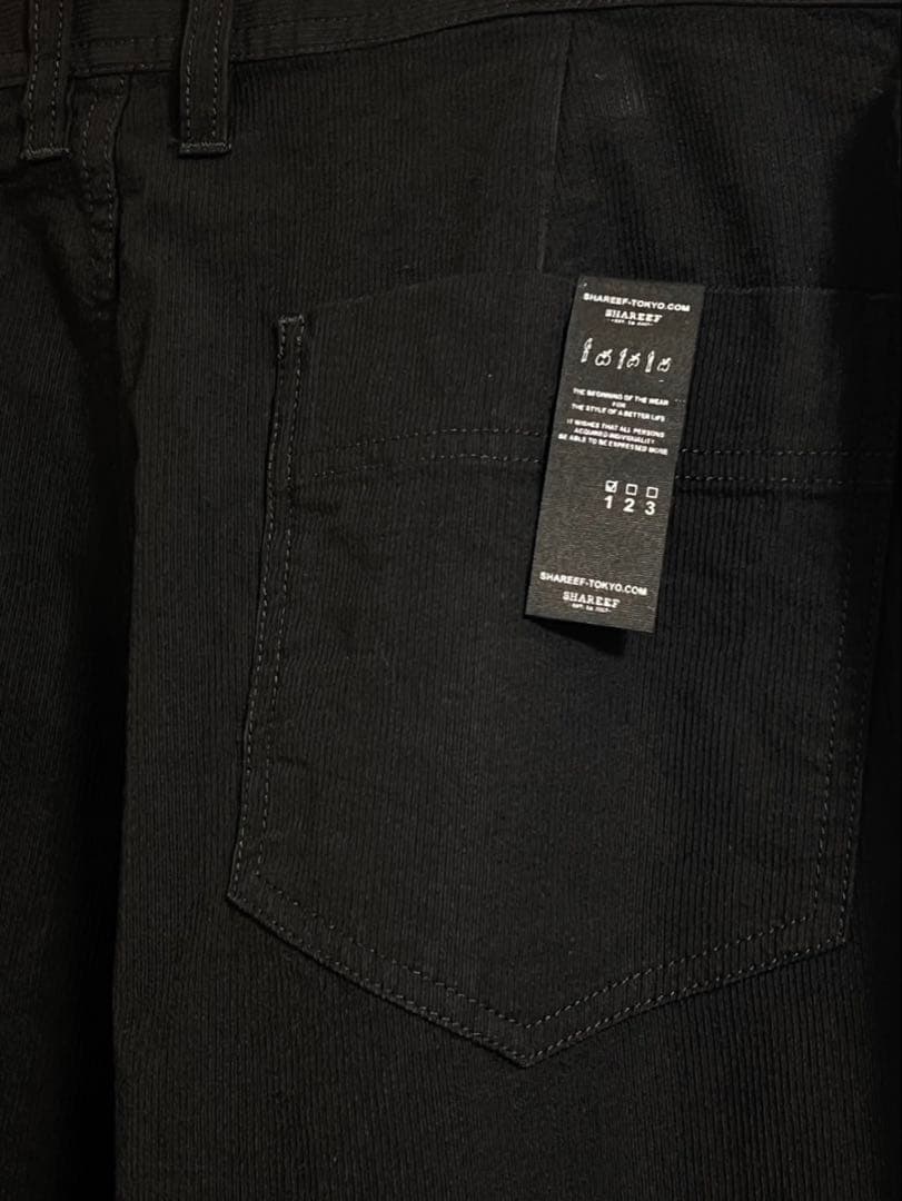 SHAREEF シャリーフ カーゴパンツ ブラック