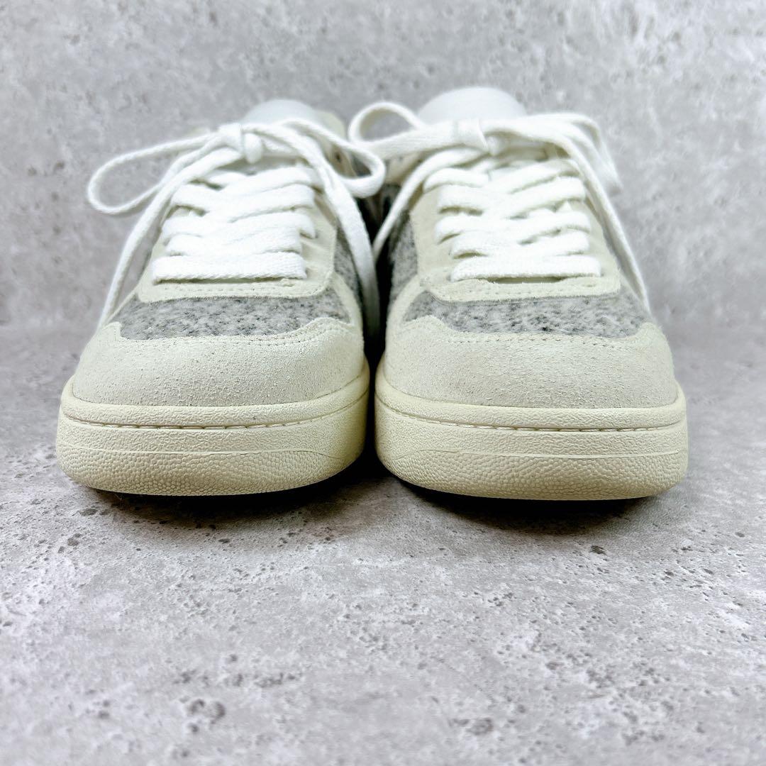 【未使用級】VEJA ヴェジャ スニーカー ホワイト/グレー系 レザー ロゴ