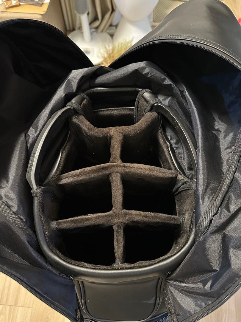 Vessel ブラック ゴルフバッグ