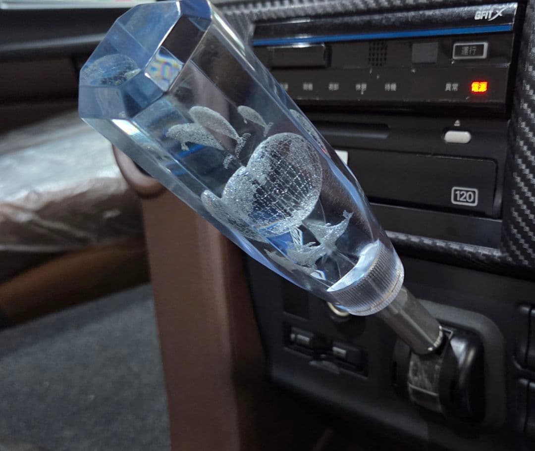 APS製 17プロフィア ショート パーキングブレーキレバーキット シルバー 2