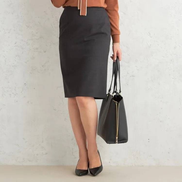 【新品】グレー スカートスーツ セットアップ