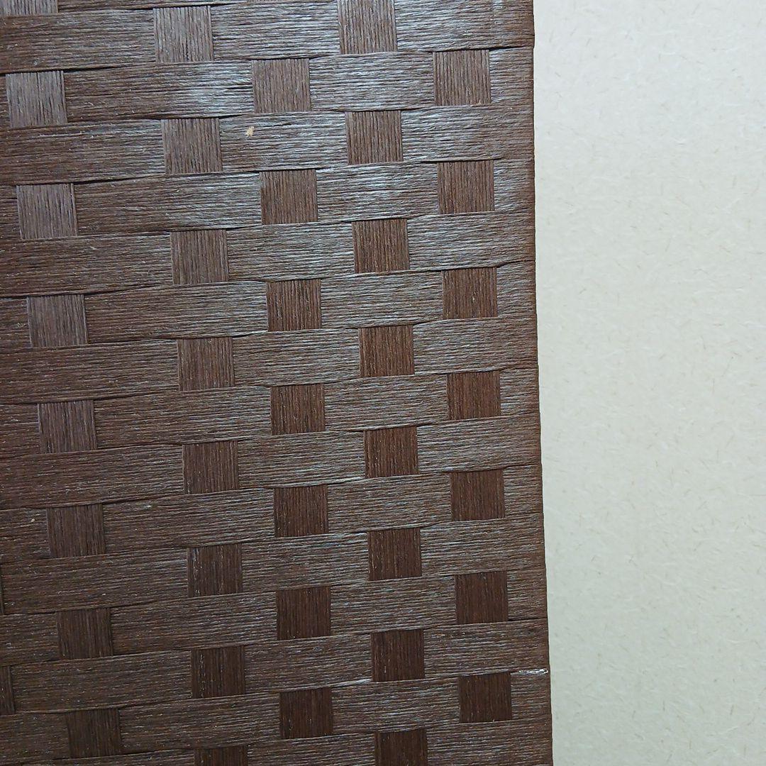 ◎レッドマスタード◎未使用品　パーテーション 　ブラウン　174cm 4連