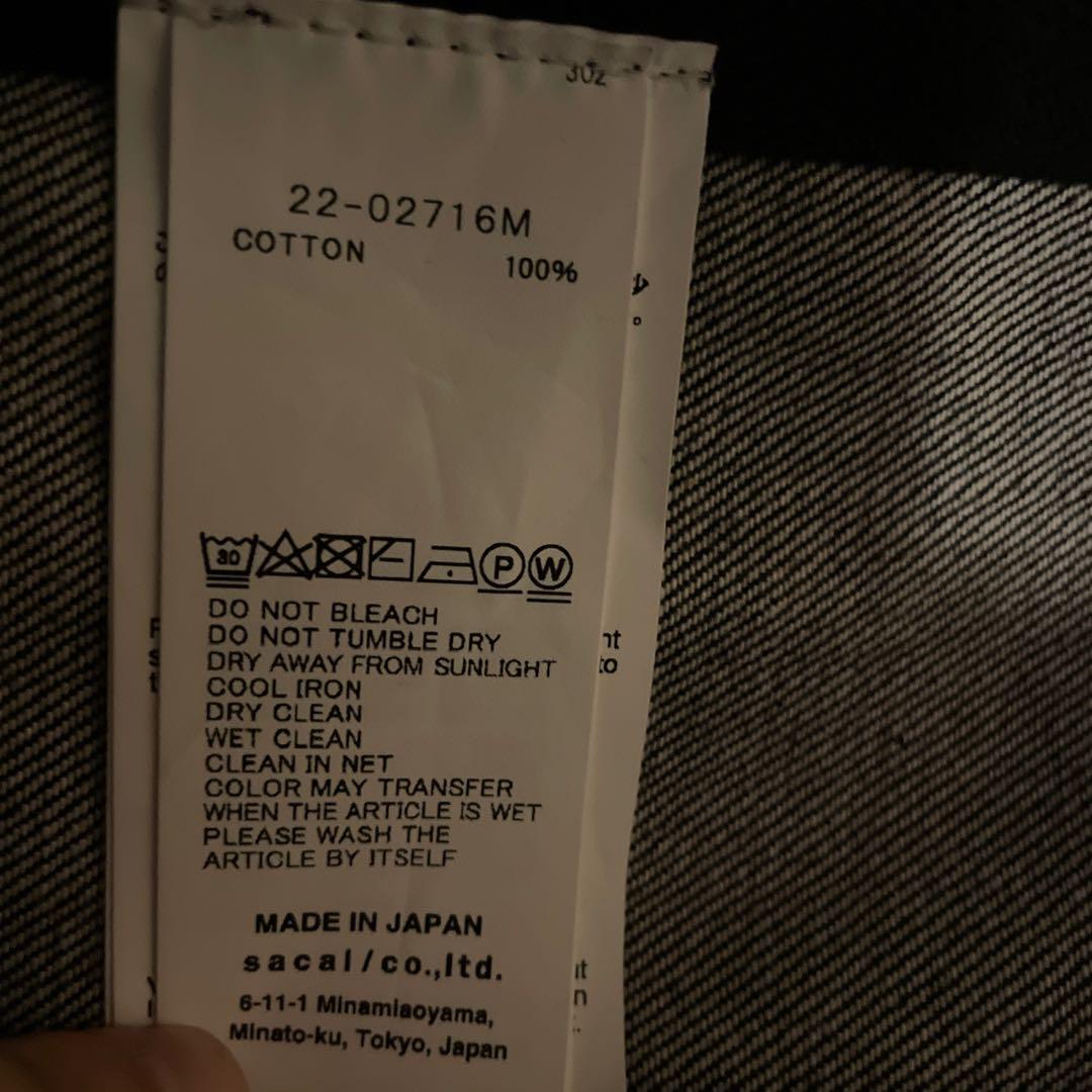 ジャケット・アウター sacai Denim Blouson 22ss BEYONDEXX