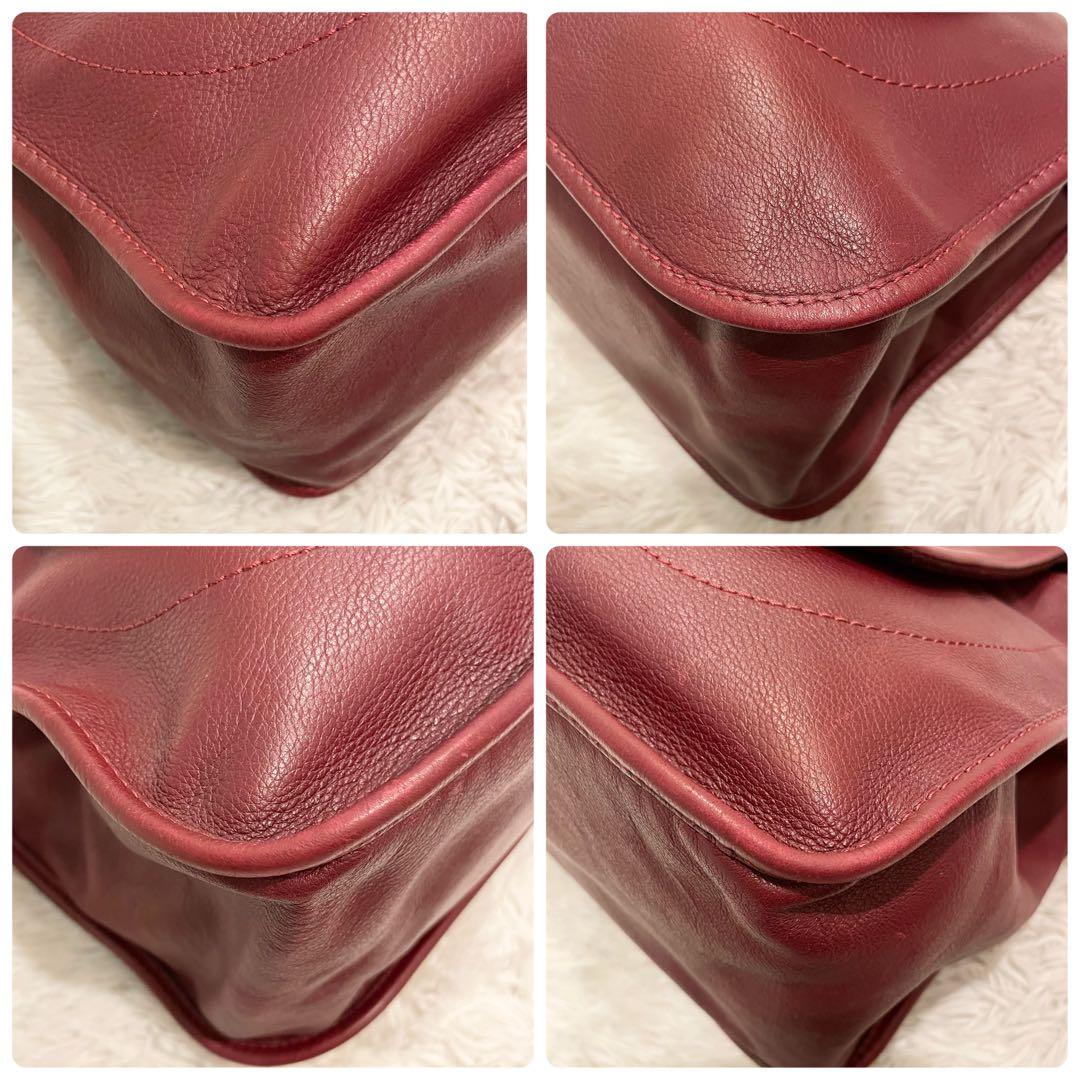 バッグ Longchamp Balzan Leather Handbag in Red