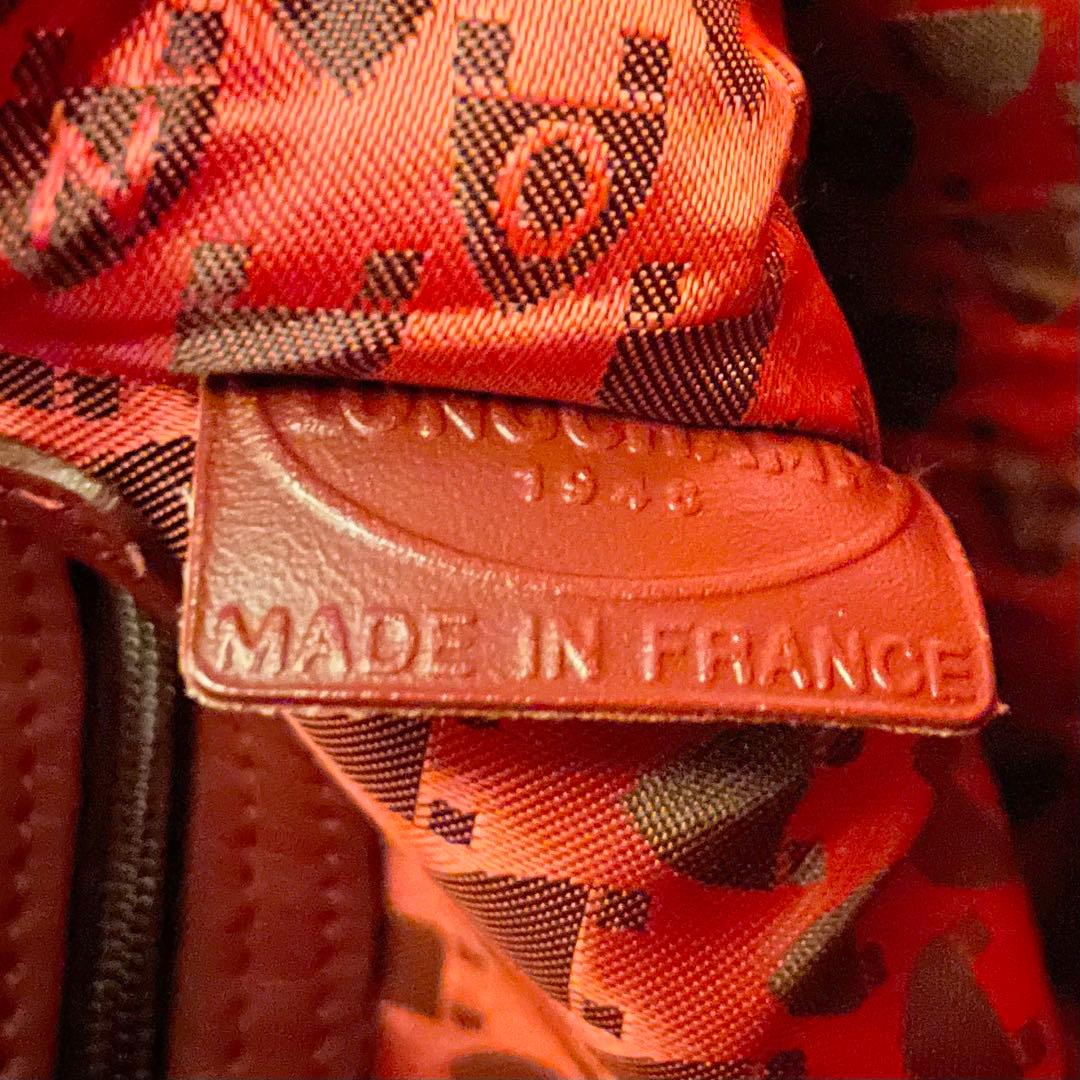 バッグ Longchamp Balzan Leather Handbag in Red