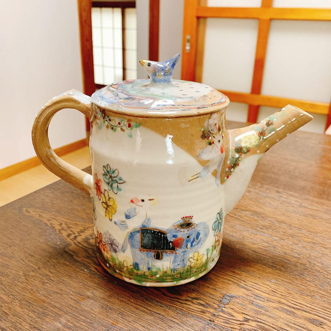 内藤加奈子さん　急須　kakko 象　鳥　ポット　作家　陶器