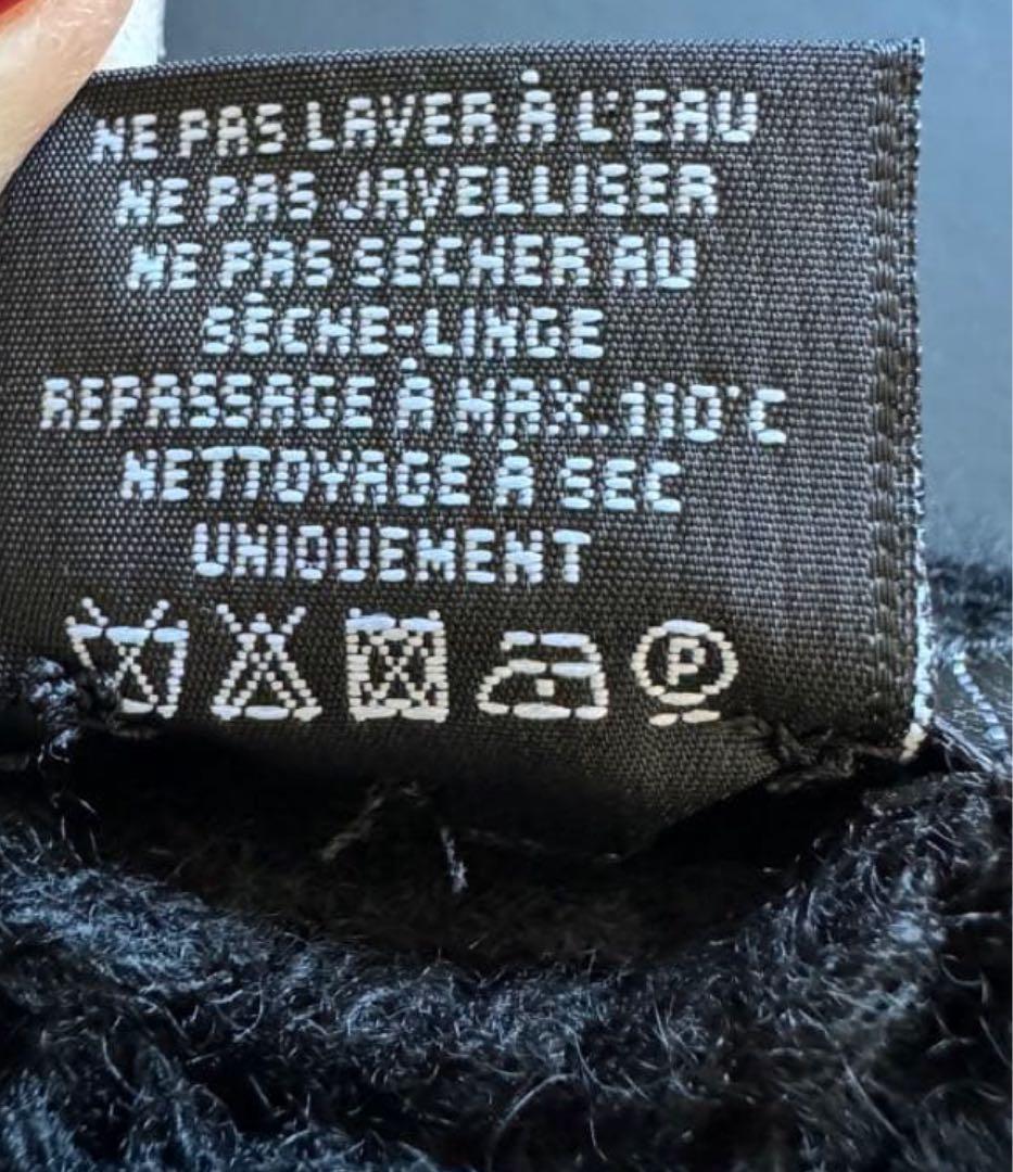 正規品　CHANEL シャネル　ココマーク　カシミヤ　ニットマフラー