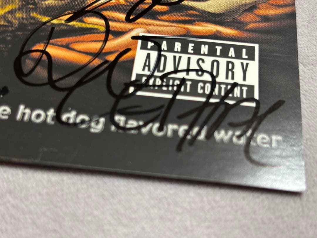 レア　リンプ・ビズキットサインCD Limp Bizkit