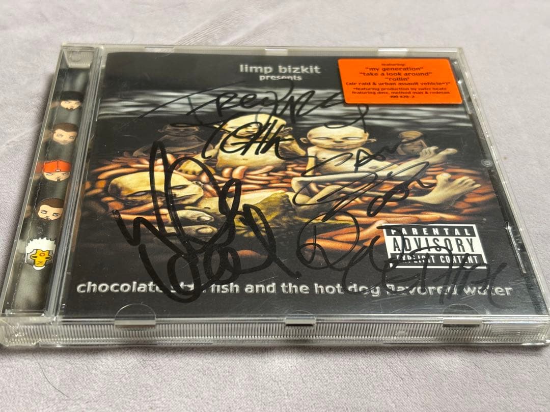 レア　リンプ・ビズキットサインCD Limp Bizkit
