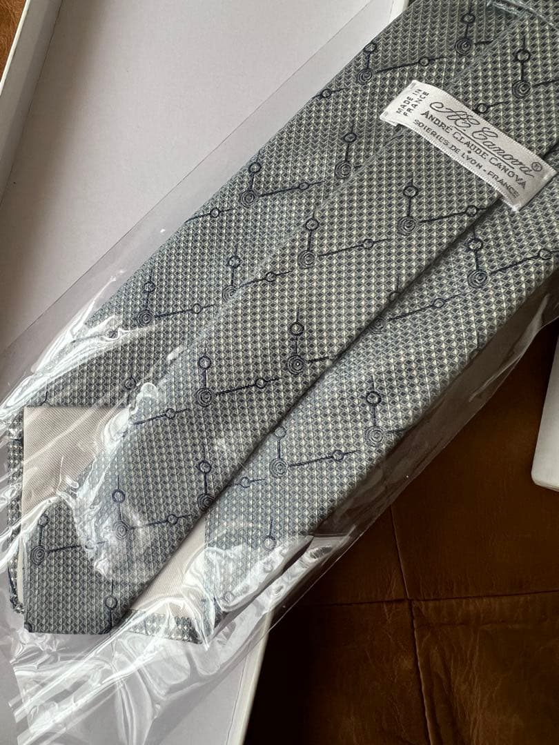 ブレゲ☆ネクタイ☆未使用　デッドストック☆アンドレクロードカノヴァ製☆ノベルティ