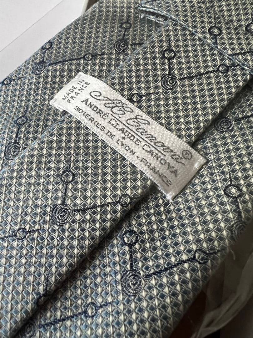 ブレゲ☆ネクタイ☆未使用　デッドストック☆アンドレクロードカノヴァ製☆ノベルティ