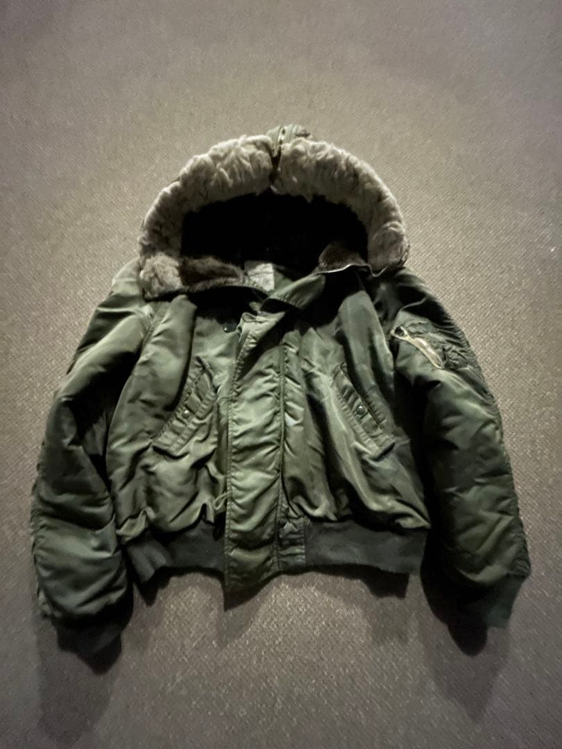 80s vintage usa製 アルファ n2b カーキ