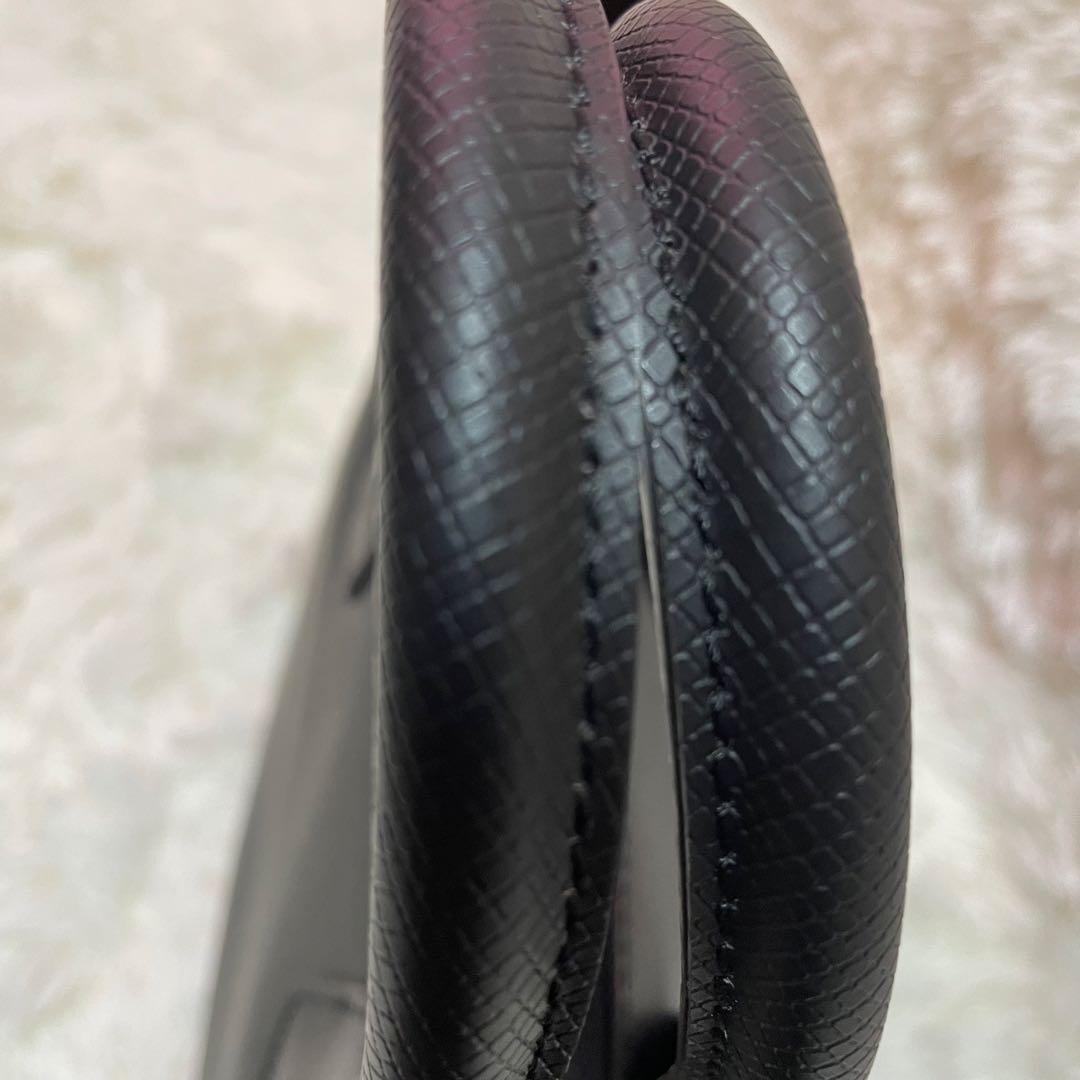 GUM スタッズ付きトートバッグ　黒×ゴールド 2WAY ショルダー