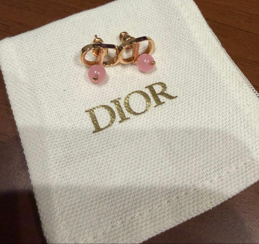 Dior petit cd ピアス ピンク
