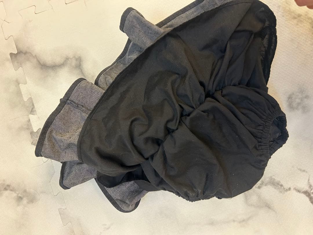 wonnyribbon ブラックフリルスカート　S