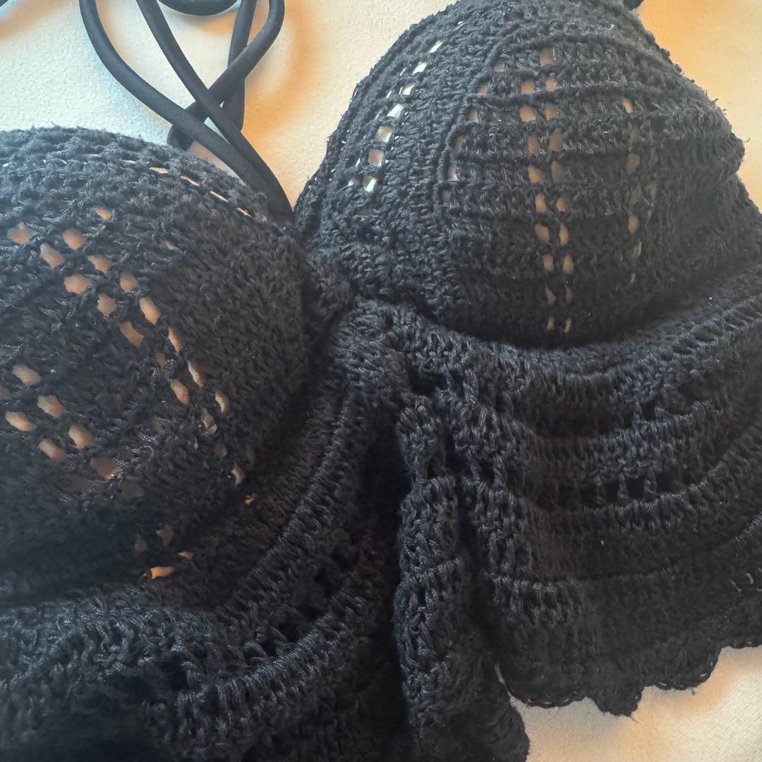 rienda バイカラークロシェバンドゥカップ bikini リエンダ 水着