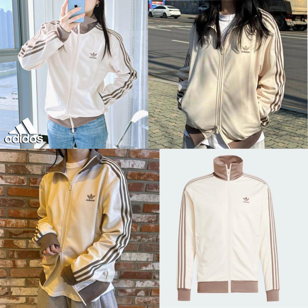 超希少⭐完売品 adidasトラックジャケット ベージュブラウン XL 山本彩