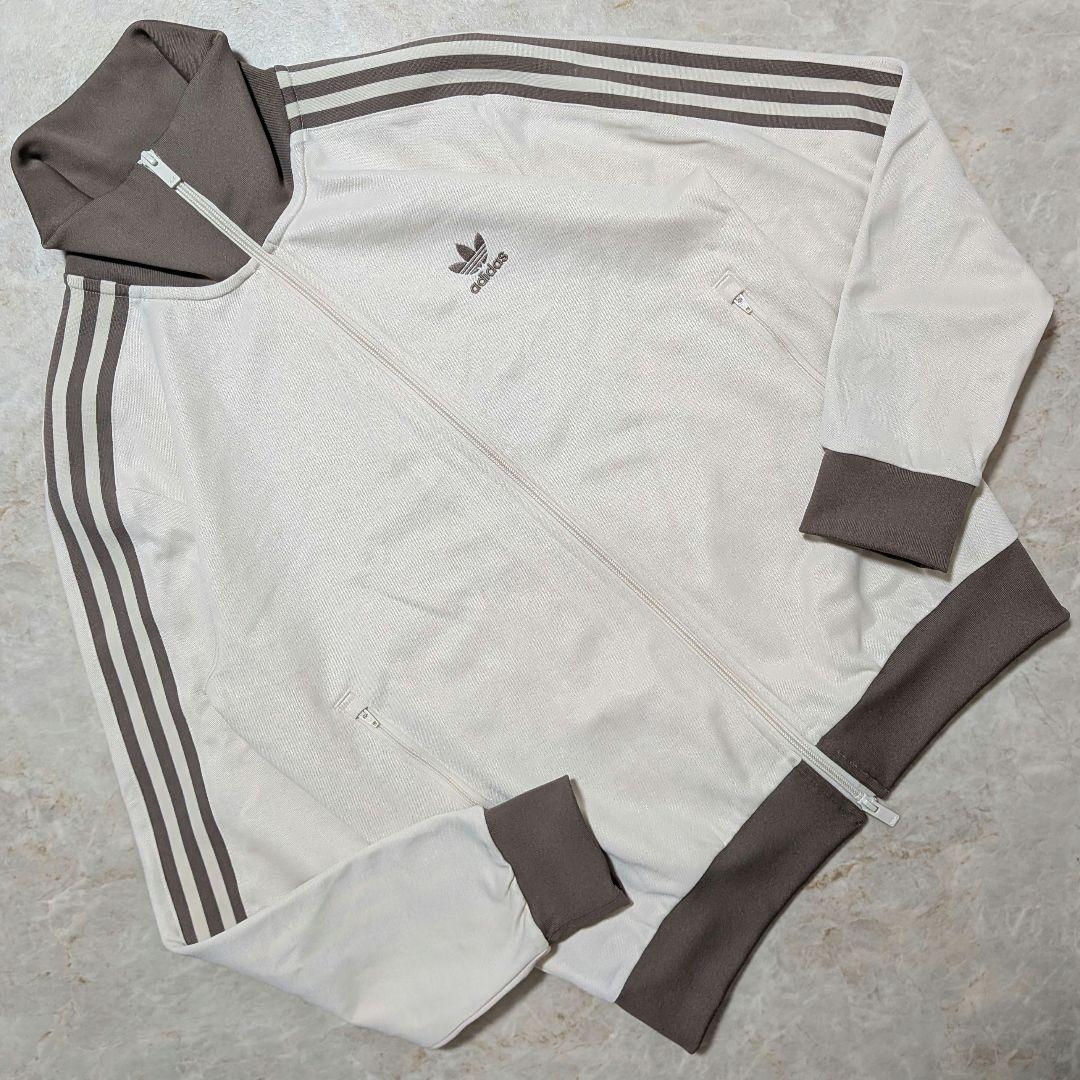 超希少⭐完売品 adidasトラックジャケット ベージュブラウン XL 山本彩