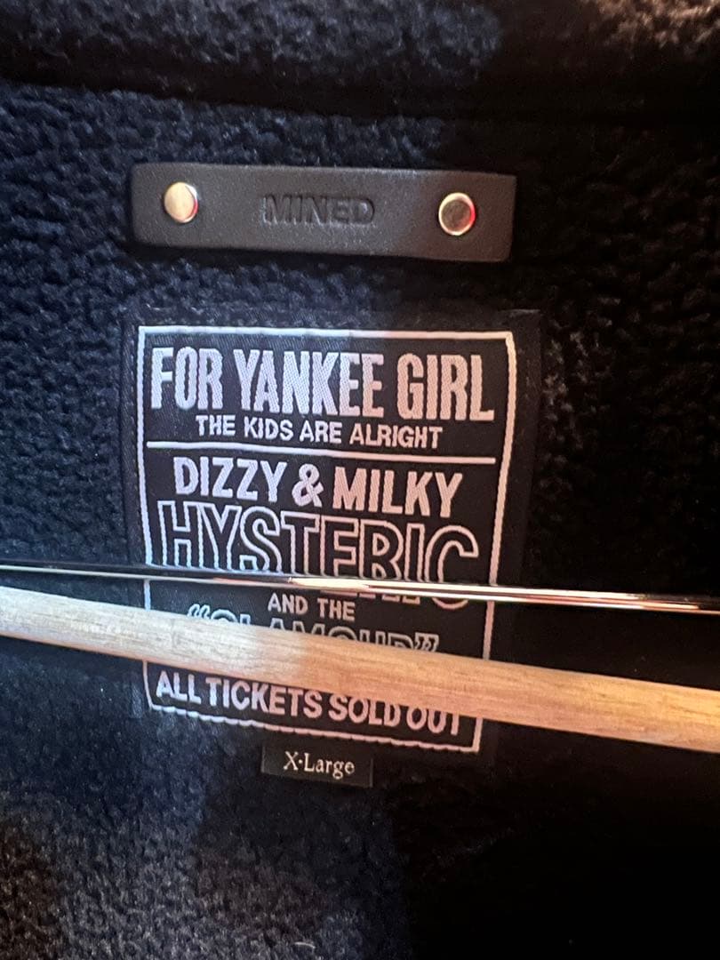 HYSTERIC GLAMOUR MINEDENIM ブラックデニムジャケット