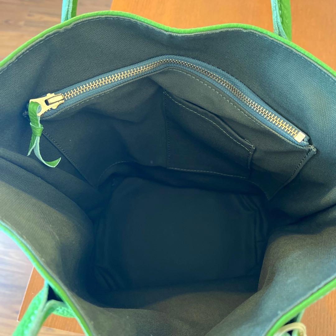 MARINEDAY “JACKALL” シュリンク カウレザー バケツバッグ