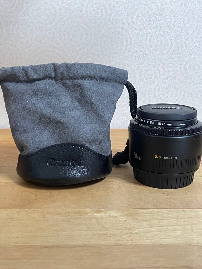 値下げ美品　キャノンCanon EF 50mm f/1.8 II レンズ　袋付き