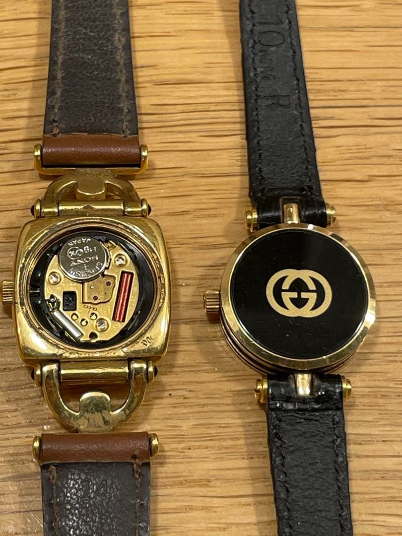 GUCCI アナログクォーツ腕時計2本セット