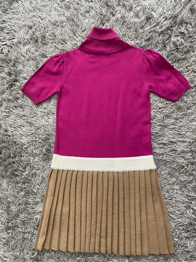 GUCCI ニットプリーツワンピース　8Y