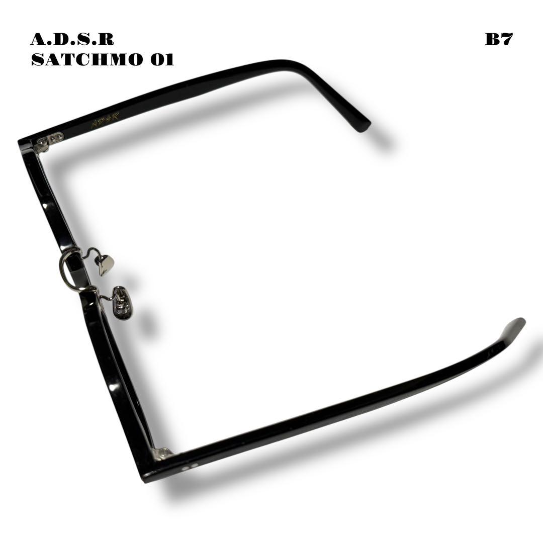 人気品！ A.D.S.R SATCHMO 01 サングラス ブラック シルバー
