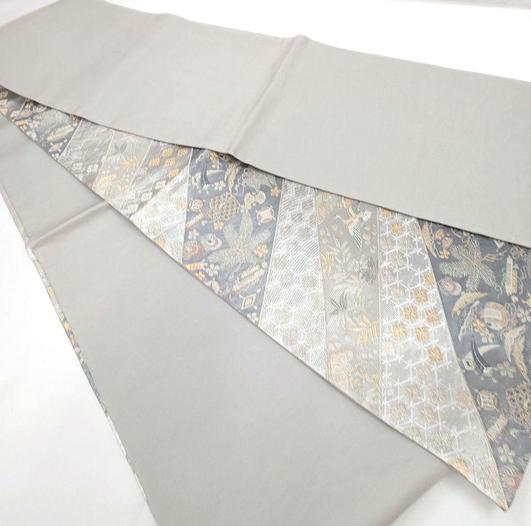 FN12116k 着物 正絹 袋帯 六通柄 宝尽くし