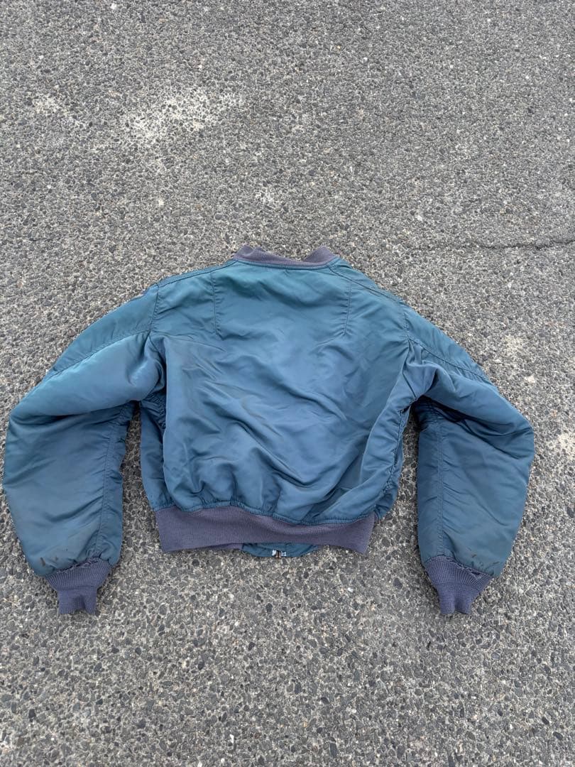 U.S. AIR FORCE MA-1 フライトジャケット ダークブルー