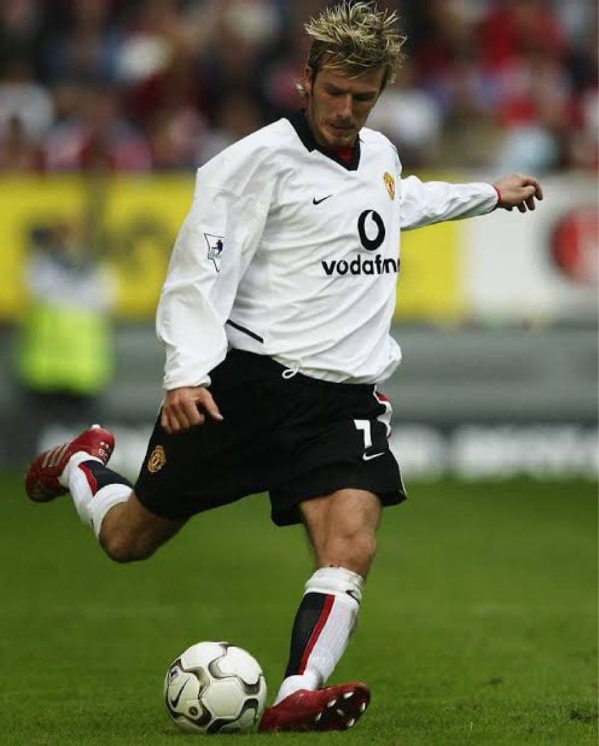 マンチェスターユナイテッド 02-03 アウェイ 長袖ユニフォーム ベッカム