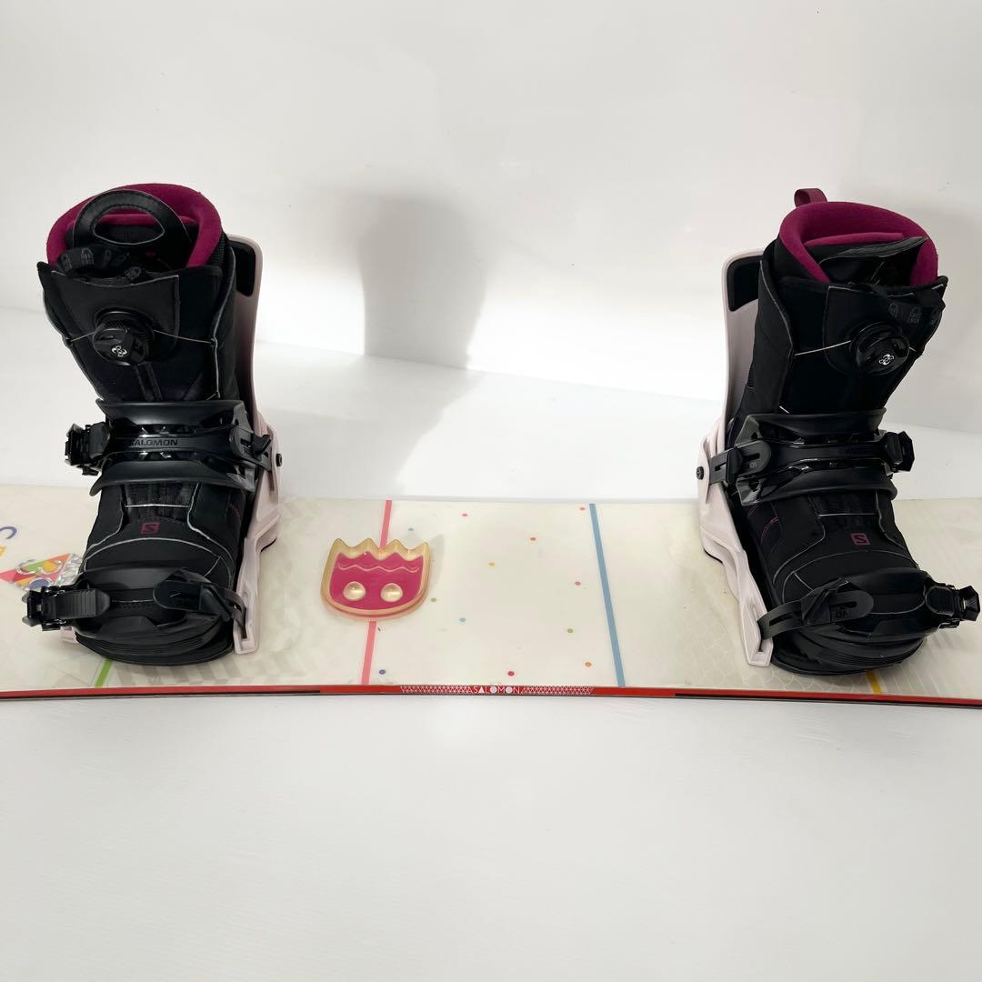 SALOMON レディース スノボセットサロモン　スノーボード　女性用　美品