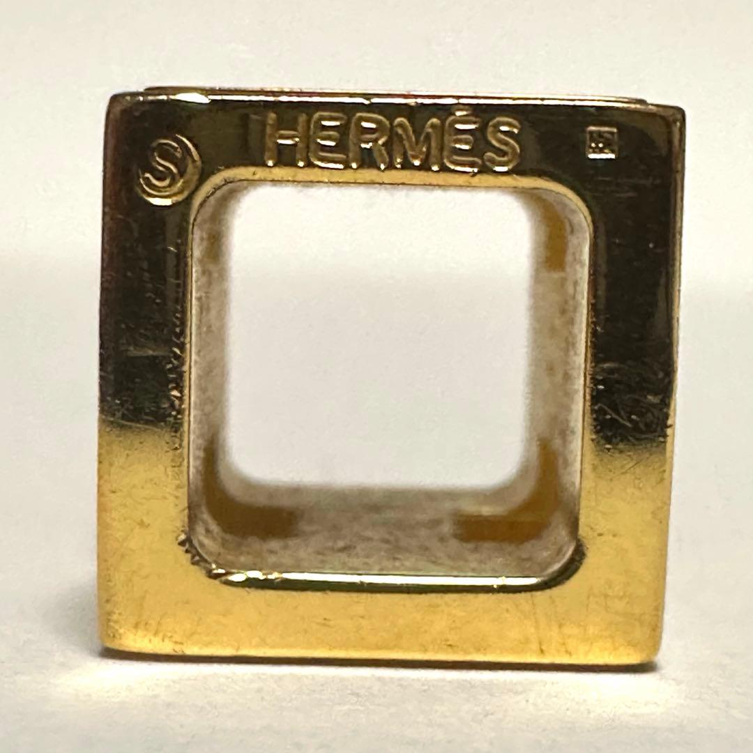エルメス　HERMES　ペントップ　Hキューブペンダント　カージュドアッシュ