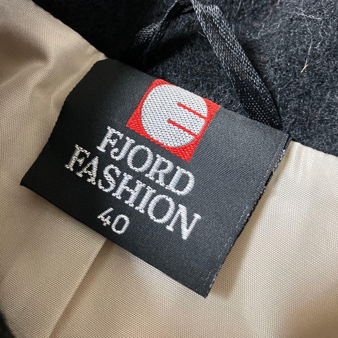 デットストック FJORD FASHION ノルウェー製 ニットポンチョ 40